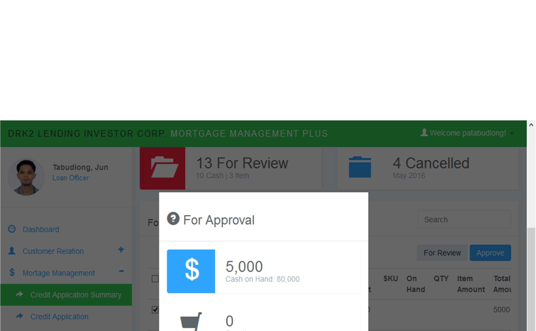 Mortgage Payments View