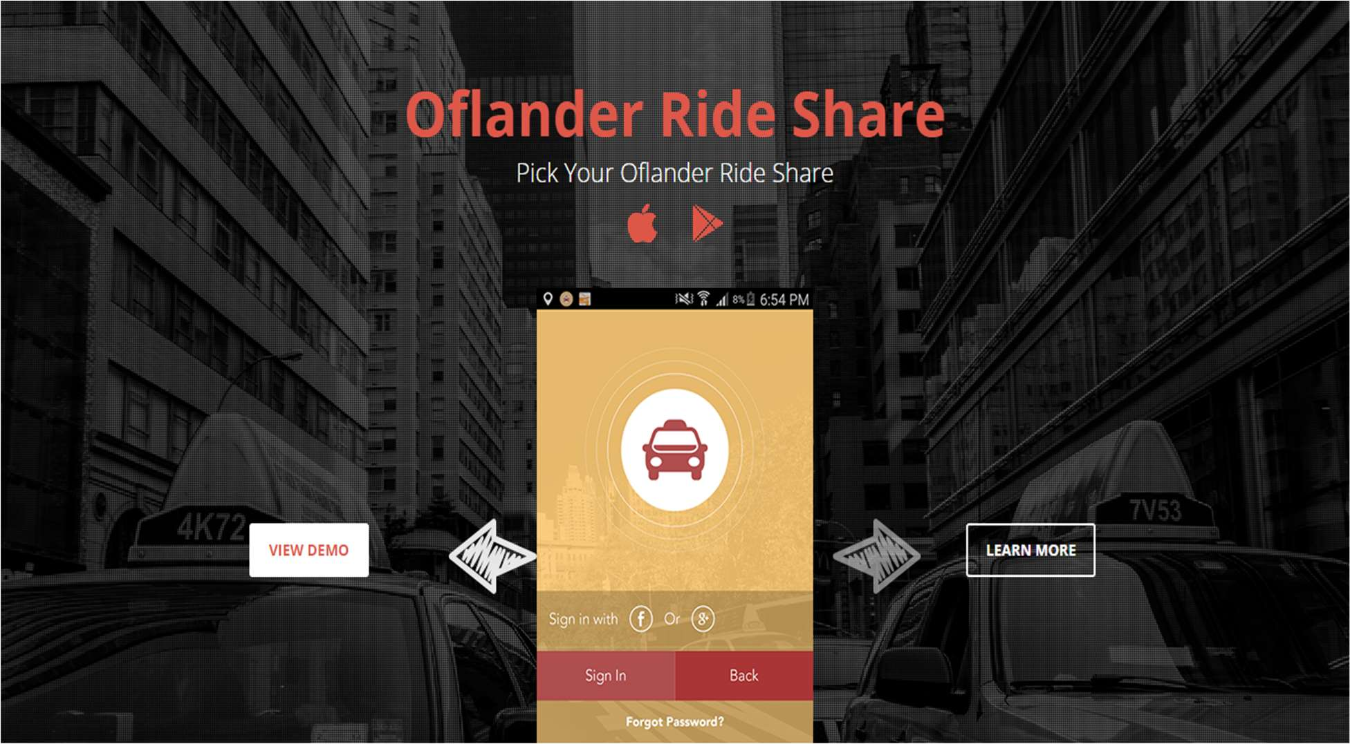Ride Share Mobile App